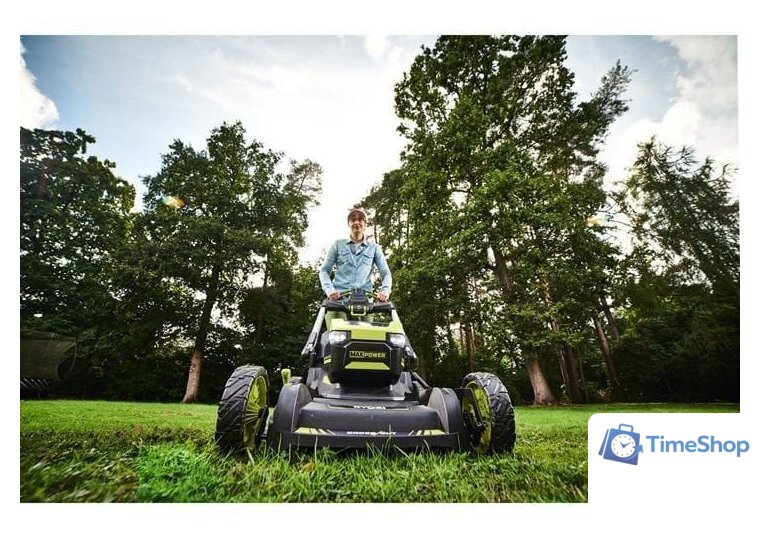 Газонокосилка Ryobi Max Power RY36LMXSP53A-160 (с 1-им АКБ 6 Ач) - Изображение №3 — Интернет-магазин Time-Shop