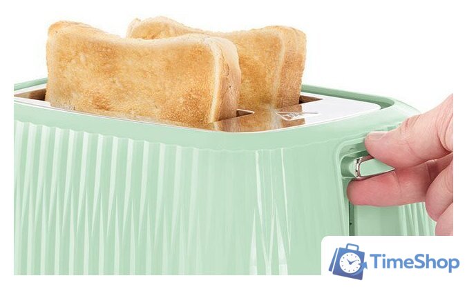 Тостер Russell Hobbs Eden 2 Slice Pistachio 27374-56 - Изображение №4 — Интернет-магазин Time-Shop