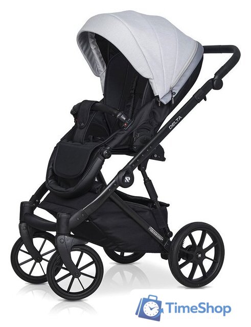 Универсальная коляска Riko Basic Delta (3 в 1, 01/grey fox) - Изображение №3 — Интернет-магазин Time-Shop