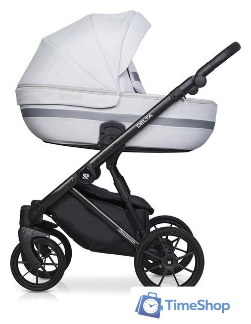 Универсальная коляска Riko Basic Delta (3 в 1, 01/grey fox) - Изображение №7 — Интернет-магазин Time-Shop