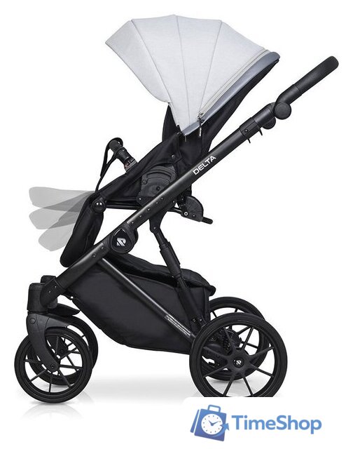 Универсальная коляска Riko Basic Delta (3 в 1, 01/grey fox) - Изображение №12 — Интернет-магазин Time-Shop