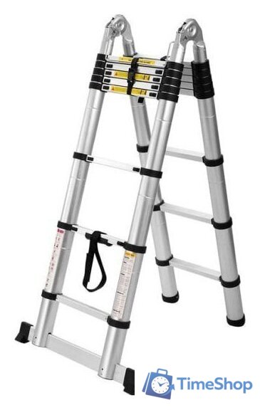 Лестница-стремянка Алюмет STD 2.5 (2х8 ступеней) - Изображение №1 — Интернет-магазин Time-Shop