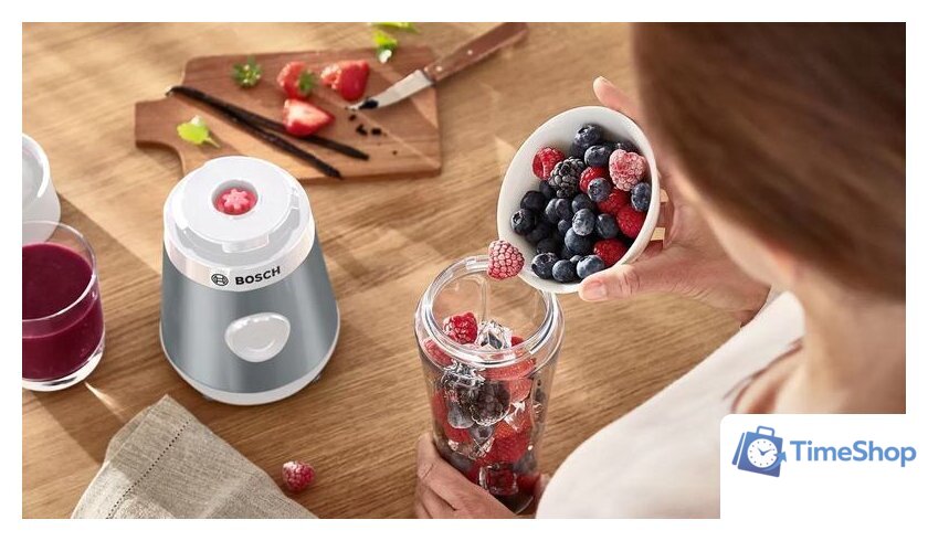 Стационарный блендер Bosch VitaPower Serie 2 MMB2111T - Изображение №10 — Интернет-магазин Time-Shop