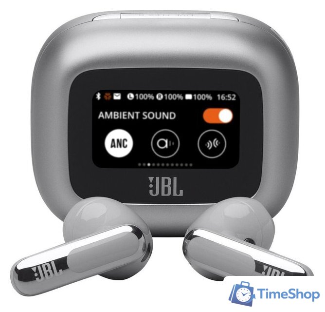 Наушники JBL Live Flex 3 (серебристый) - Изображение №1 — Интернет-магазин Time-Shop