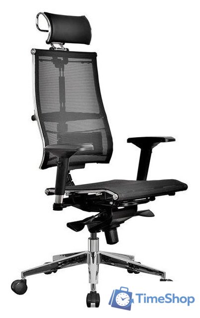 Офисное кресло Metta Yoga 4D Free YM93 (акриловая сетка YM93, черный) - Изображение №1 — Интернет-магазин Time-Shop