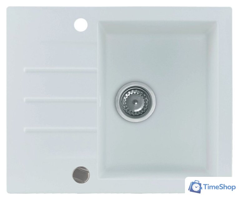 Кухонная мойка Kernau KGS A 4560 1B1D Pure White - Изображение №1 — Интернет-магазин Time-Shop