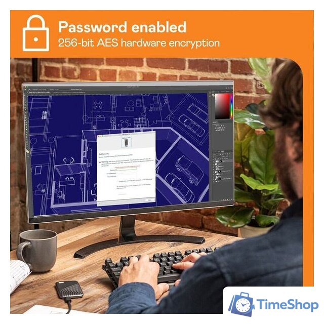 Внешний накопитель WD My Passport 4TB WDBAGF0040BGY - Изображение №9 — Интернет-магазин Time-Shop