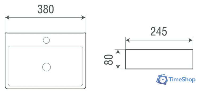 Умывальник WeltWasser Aisbach 5075 - Изображение №3 — Интернет-магазин Time-Shop