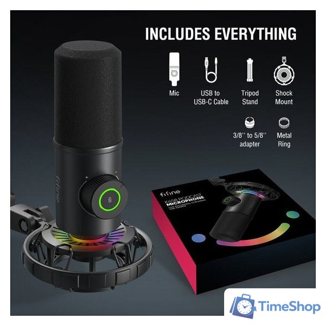 Проводной микрофон FIFINE K658 - Изображение №11 — Интернет-магазин Time-Shop