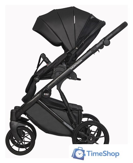 Универсальная коляска Riko Basic Montana Ecco (3 в 1, 12/черный) - Изображение №8 — Интернет-магазин Time-Shop