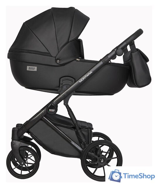 Универсальная коляска Riko Basic Montana Ecco (3 в 1, 12/черный) - Изображение №2 — Интернет-магазин Time-Shop
