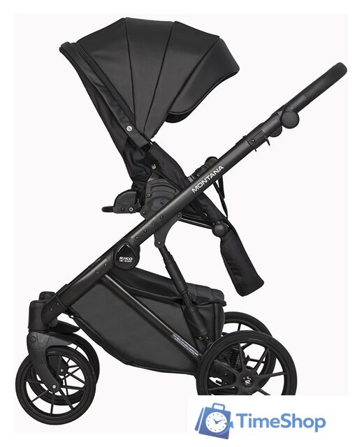 Универсальная коляска Riko Basic Montana Ecco (3 в 1, 12/черный) - Изображение №10 — Интернет-магазин Time-Shop