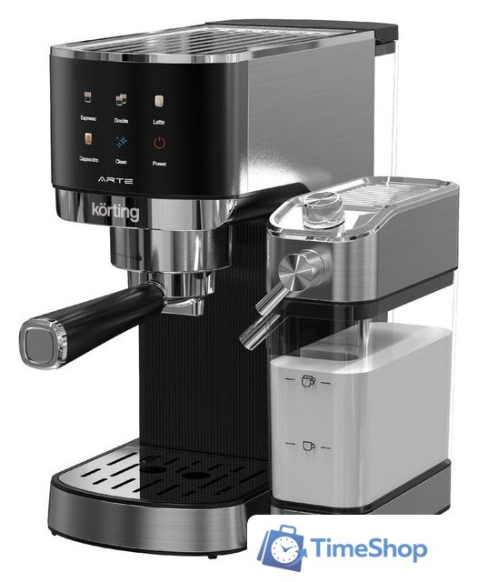 Рожковая кофеварка Korting KCM 1005 T Arte - Изображение №1 — Интернет-магазин Time-Shop