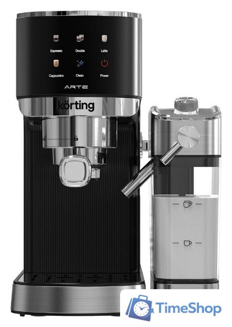 Рожковая кофеварка Korting KCM 1005 T Arte - Изображение №2 — Интернет-магазин Time-Shop