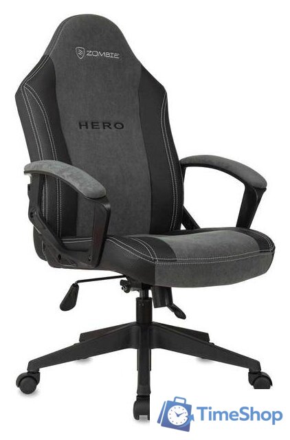 Игровое (геймерское) кресло Zombie Hero (серый) - Изображение №1 — Интернет-магазин Time-Shop