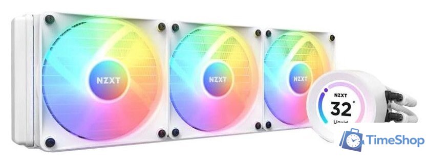 Система жидкостного охлаждения для процессора NZXT Kraken Elite 360 RGB 2023 RL-KR36E-W1 - Изображение №1 — Интернет-магазин Time-Shop