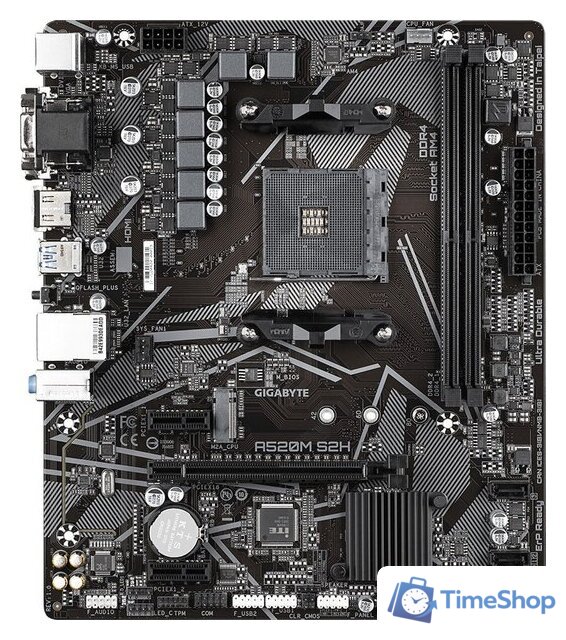 Материнская плата Gigabyte A520M S2H (rev. 1.0) - Изображение №1 — Интернет-магазин Time-Shop