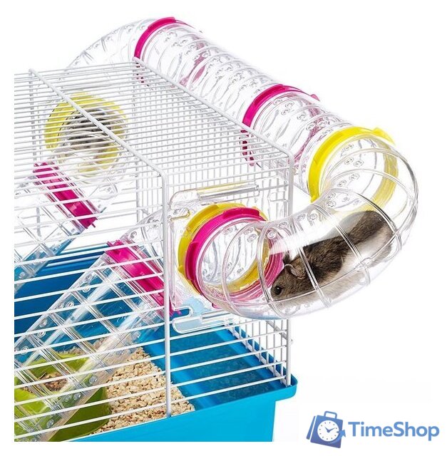 Клетка Ferplast Paula (голубой) 57906411W1 - Изображение №3 — Интернет-магазин Time-Shop