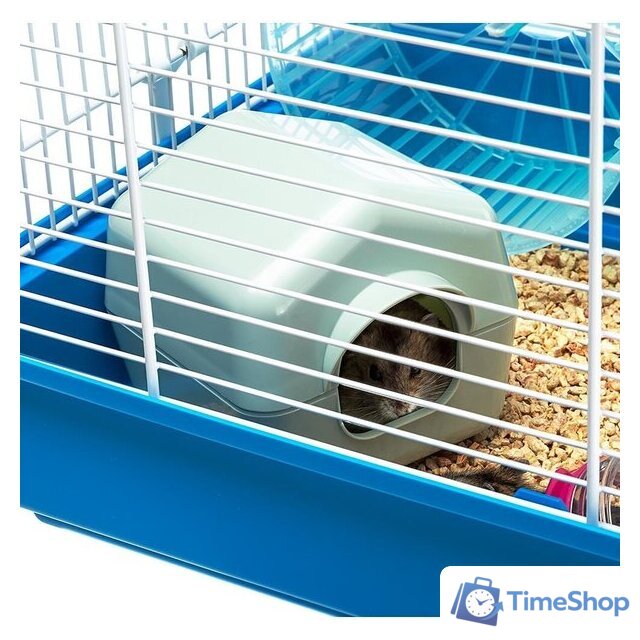 Клетка Ferplast Paula (голубой) 57906411W1 - Изображение №9 — Интернет-магазин Time-Shop
