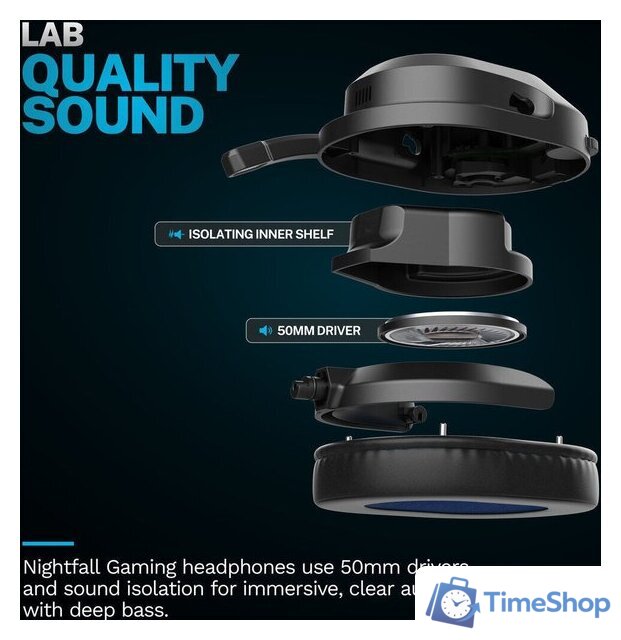 Наушники JLab Nightfall Wireless - Изображение №8 — Интернет-магазин Time-Shop