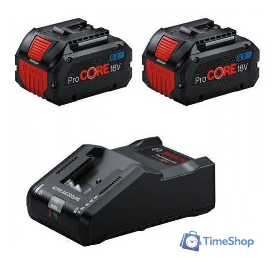 Аккумулятор с зарядным устройством Bosch 1600A02T5P (18В/2x8 Ah + 18В) - Изображение №1 — Интернет-магазин Time-Shop