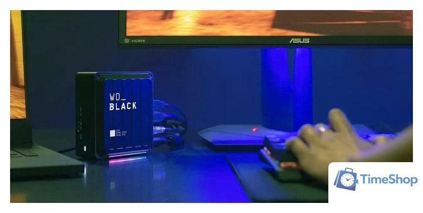 Внешний накопитель WD Black D50 Game Dock NVMe 1TB WDBA3U0010BBK - Изображение №6 — Интернет-магазин Time-Shop