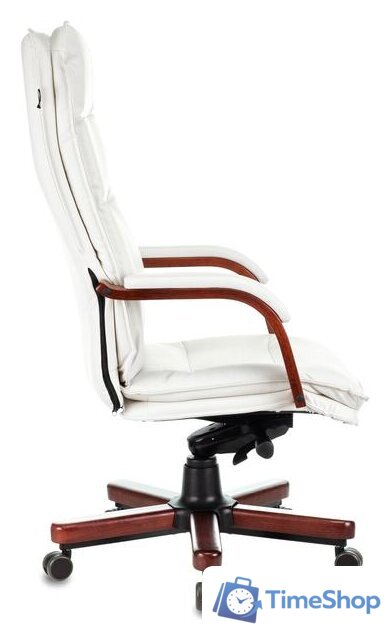 Офисное кресло Бюрократ T-9927WALNUT (слоновая кость) - Изображение №3 — Интернет-магазин Time-Shop