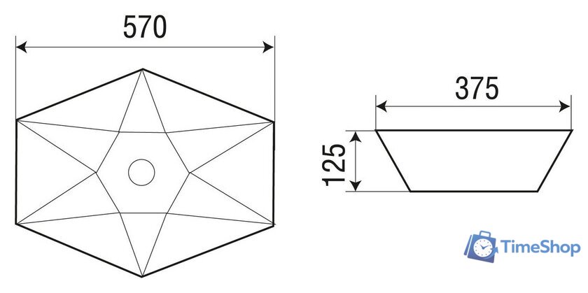 Умывальник WeltWasser Elbach 1138 - Изображение №4 — Интернет-магазин Time-Shop