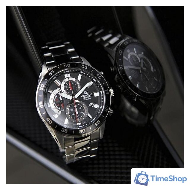 Наручные часы Casio Edifice EFV-550D-1A - Изображение №3 — Интернет-магазин Time-Shop