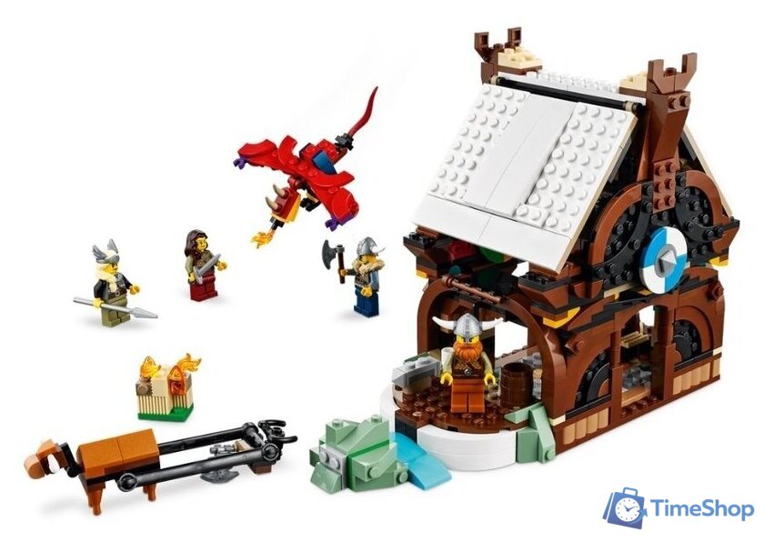 Конструктор LEGO Creator 31132 Корабль викингов и Змей Мидгарда - Изображение №2 — Интернет-магазин Time-Shop
