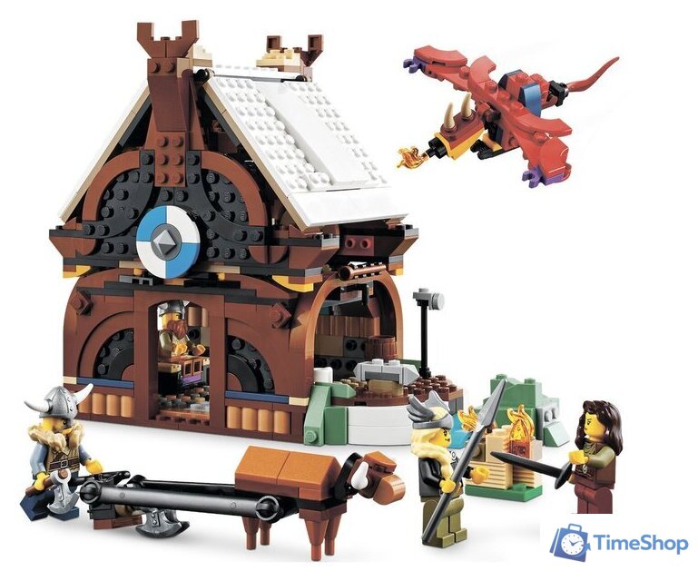 Конструктор LEGO Creator 31132 Корабль викингов и Змей Мидгарда - Изображение №5 — Интернет-магазин Time-Shop