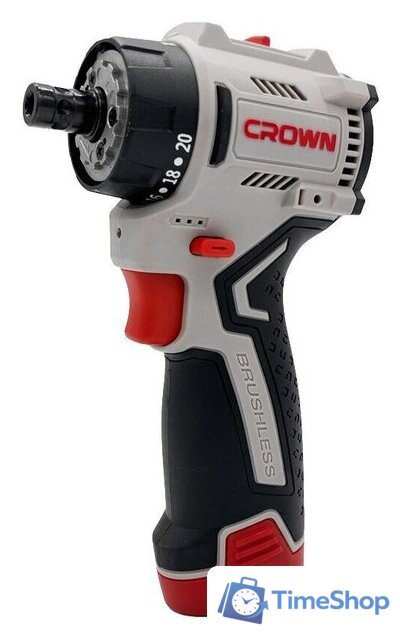 Дрель-шуруповерт Crown CT21129HQX-2 BMC (с 2-мя АКБ, кейс) - Изображение №3 — Интернет-магазин Time-Shop