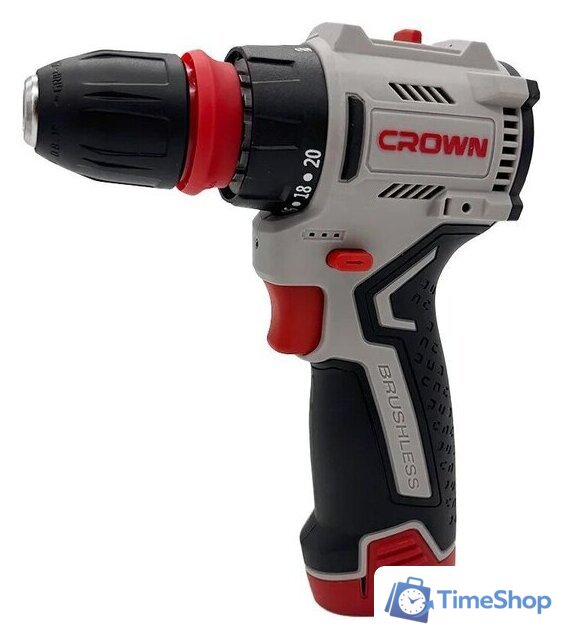 Дрель-шуруповерт Crown CT21129HQX-2 BMC (с 2-мя АКБ, кейс) - Изображение №12 — Интернет-магазин Time-Shop