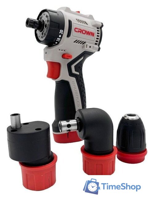 Дрель-шуруповерт Crown CT21129HQX-2 BMC (с 2-мя АКБ, кейс) - Изображение №2 — Интернет-магазин Time-Shop