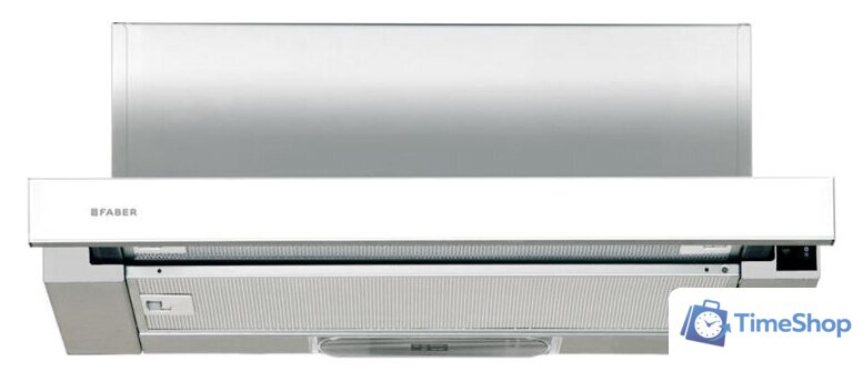Кухонная вытяжка Faber Flox Glass WH A60 [110.0436.363] - Изображение №1 — Интернет-магазин Time-Shop