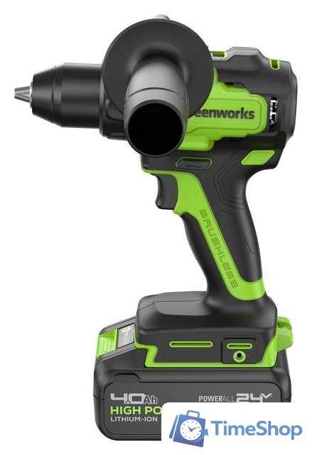 Дрель-шуруповерт Greenworks GD24DD90 3707507CUB (с 1-им АКБ) - Изображение №4 — Интернет-магазин Time-Shop
