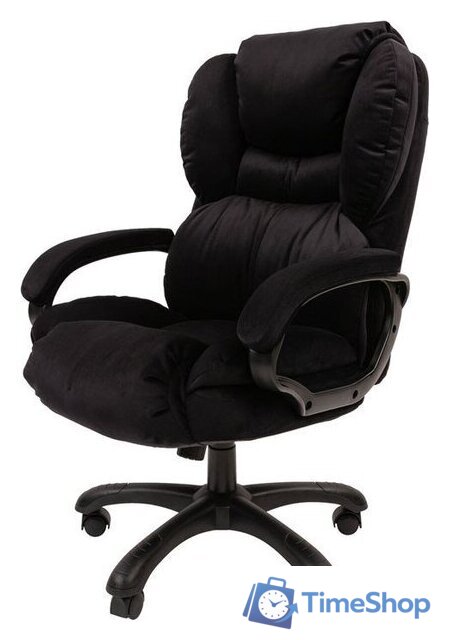 Офисное кресло CHAIRMAN Home 434 (ткань, Т-84 черный) - Изображение №4 — Интернет-магазин Time-Shop