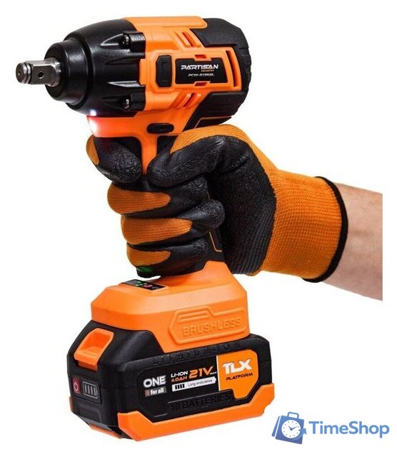 Гайковерт Partisan PCW-2135BL (с 2-мя АКБ, кейс) - Изображение №6 — Интернет-магазин Time-Shop