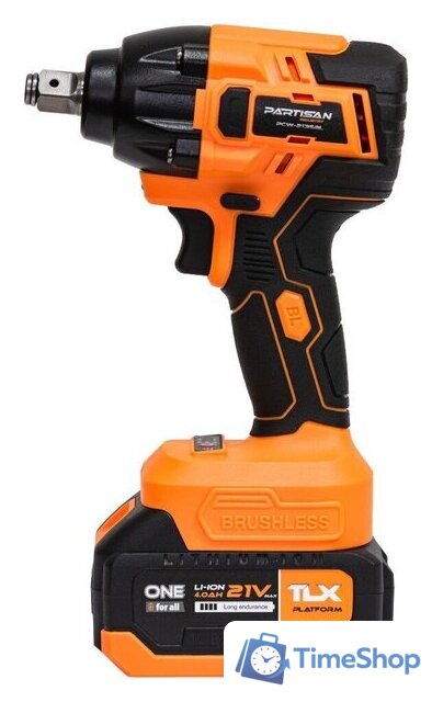 Гайковерт Partisan PCW-2135BL (с 2-мя АКБ, кейс) - Изображение №3 — Интернет-магазин Time-Shop