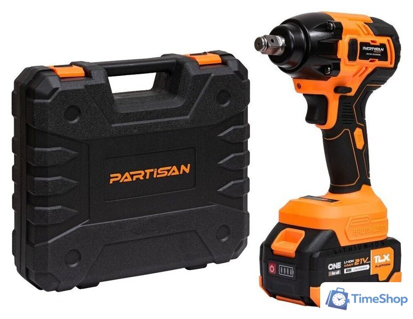 Гайковерт Partisan PCW-2135BL (с 2-мя АКБ, кейс) - Изображение №1 — Интернет-магазин Time-Shop