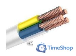 Провод силовой Автопровод ПВС-Т 2x2.5+1х2.5 3x2.5 (50 м, белый) - Изображение №1 — Интернет-магазин Time-Shop