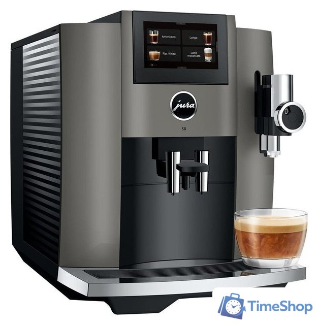 Кофемашина JURA S8 Dark Inox EB 15480 - Изображение №3 — Интернет-магазин Time-Shop