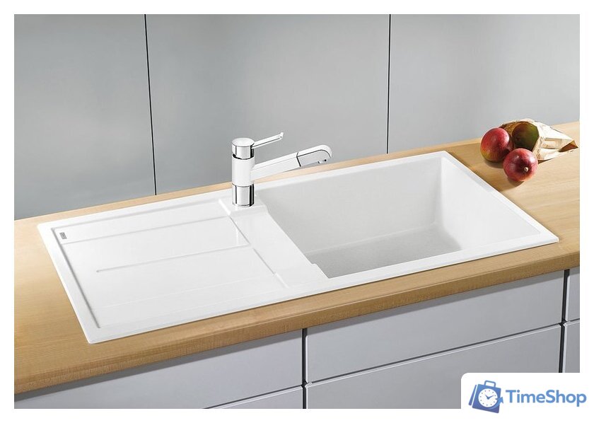 Кухонная мойка Blanco Metra XL 6 S 527124 (мягкий белый) - Изображение №2 — Интернет-магазин Time-Shop