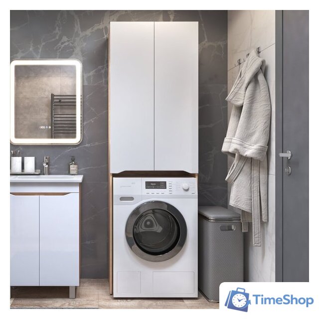  Vigo Шкаф комбинированный Grani 640 под стиральную машину (дуб золотой) - Изображение №2 — Интернет-магазин Time-Shop