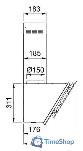 Кухонная вытяжка Franke Temper 60 BK 330.0712.113 - Изображение №12 — Интернет-магазин Time-Shop
