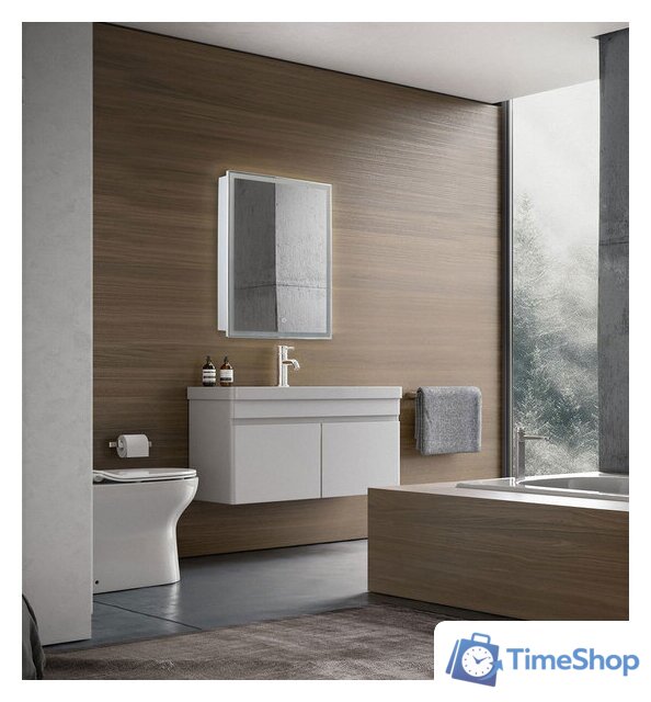  Silver Mirrors Шкаф с зеркалом Киотo 53.5х75 LED-00002357 - Изображение №2 — Интернет-магазин Time-Shop