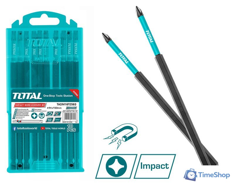 Набор бит Total TACIM16PH183 - Изображение №1 — Интернет-магазин Time-Shop