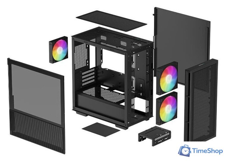 Корпус DeepCool CH360 R-CH360-BKAPE3-G-1 - Изображение №6 — Интернет-магазин Time-Shop