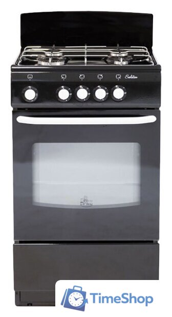 Кухонная плита De luxe 5040.38Г (Щ) (черный) - Изображение №1 — Интернет-магазин Time-Shop