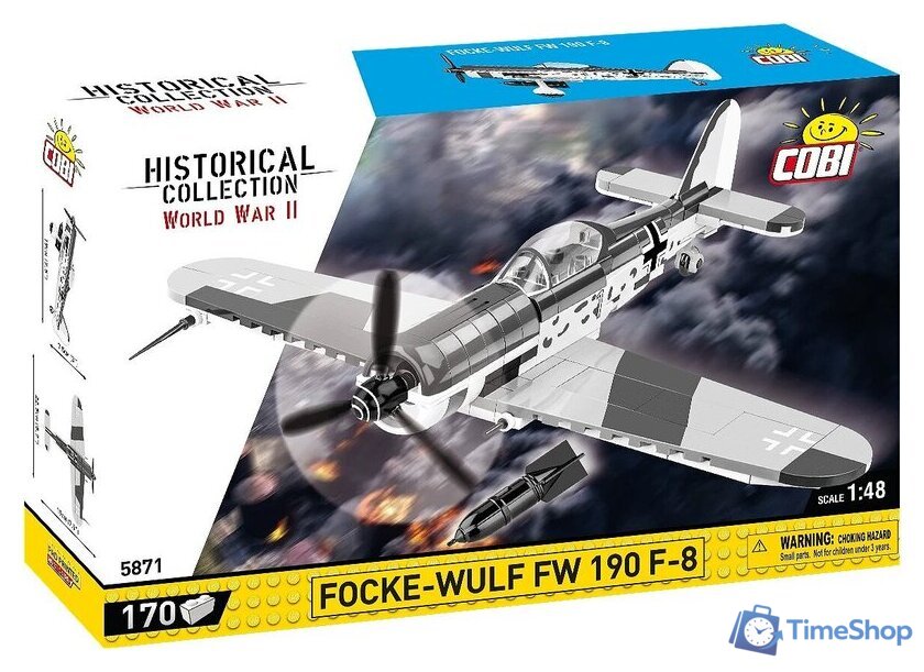 Конструктор Cobi Historical Collection WWII Focke-Wulf Fw 190 F-8 - Изображение №9 — Интернет-магазин Time-Shop